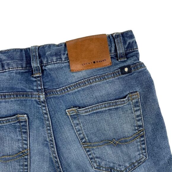 Lucky Brand Authentic Skinny Medium Wash Denim Jeans Girls Size 12 - Picture 3 of 8